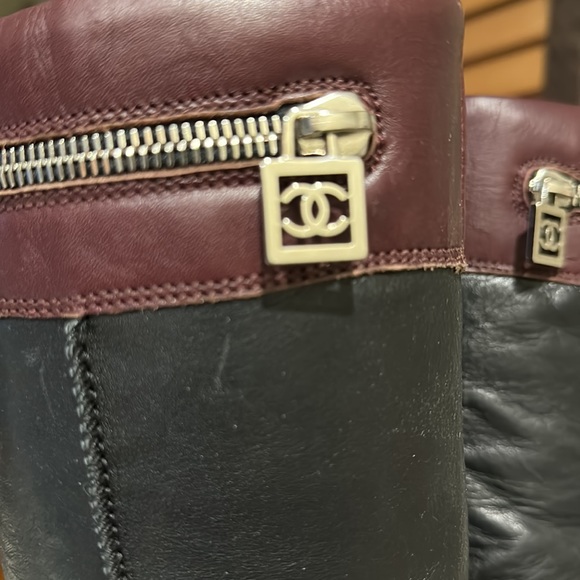 CHANEL Sport Hiking mi-calf Combat Boots 💯 - Picture 5 of 9